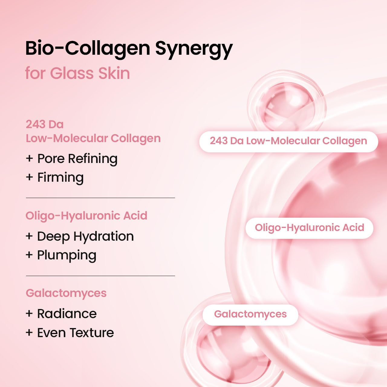 Bio-Collagen Real Deep Mask, Hydrating Overnight Hydrogel Mask, Pore Minimizing, Elasticity, Plumping Improvement, Korean Skin Care, Gifts for Women | 1.19Oz(34G) X 4Ea