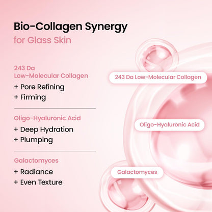 Bio-Collagen Real Deep Mask, Hydrating Overnight Hydrogel Mask, Pore Minimizing, Elasticity, Plumping Improvement, Korean Skin Care, Gifts for Women | 1.19Oz(34G) X 4Ea
